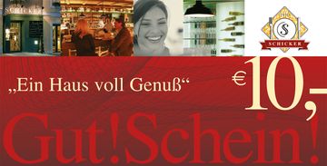 Schicker Restaurant Gutschein